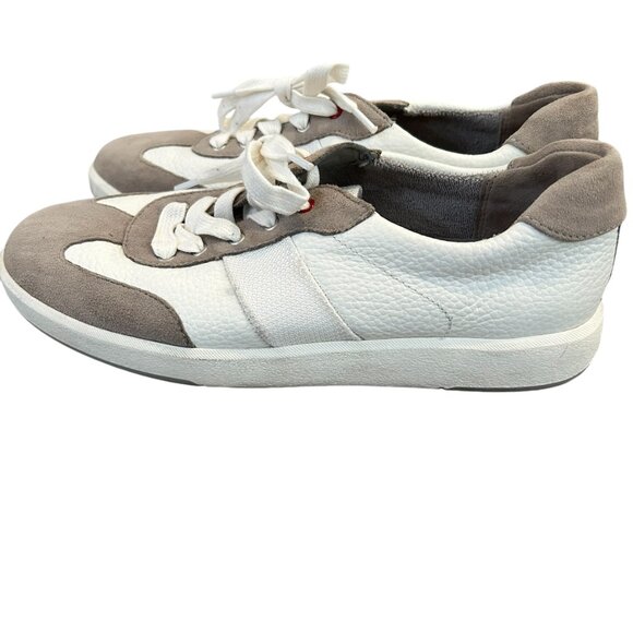 Naturalizer White and Tan Sneaker Size 9 - Picture 2 of 7